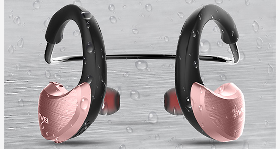 Awei A885BL bezdratova Bluetooth sluchátka růžová